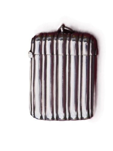 Silver vesta case hallmarked - silver,