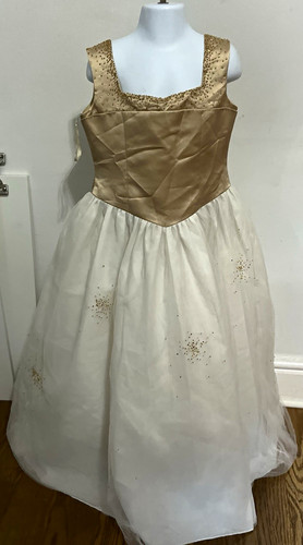 Veromia size gold satin - size, 6