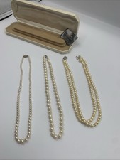 Faux Simulated Pearls By Lotus - 3 Sets, 1 For Repair