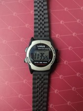 Vintage Lorus Mens LCD Quartz