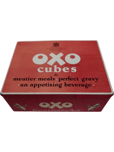 Vintage oxo cubes advertising - oxo,