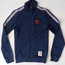 Adidas Originals Trefoil Team GB Olympic Track Jacket Unisex - Blue - Size XS
