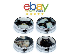 Cat Design Pill Box By Kim