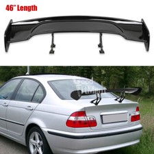 46" Adjustable Gloss Rear Boot Trunk Spoiler Wing GT Style For 3 Series E46 E90