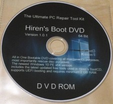HIREN'S BOOT DISC ON DVD FOR