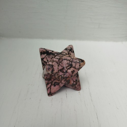 Pink rhodonite star crystal - star,