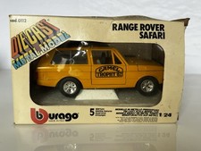 Vintage Car Colllection  Bburago Range Rover Safari In Box. 1980s Toy. Rare