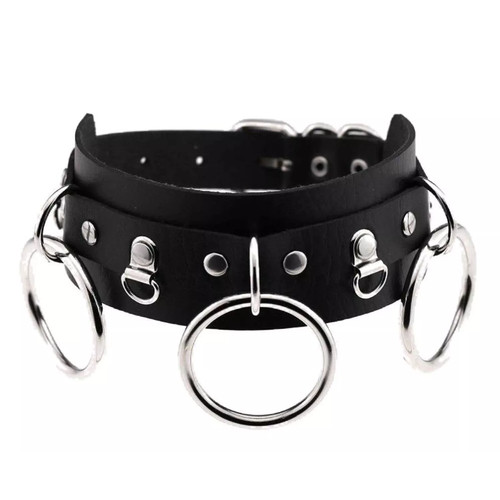 Triple ring choker - triple,