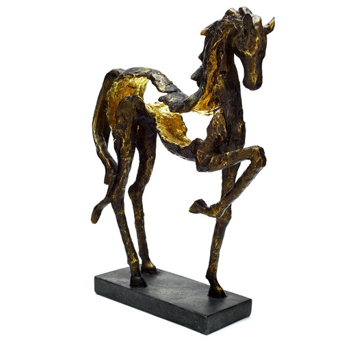 Prancing horse statue - horse,