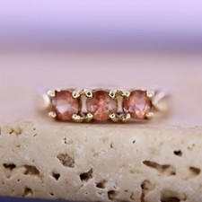 9ct Yellow Gold Imperial Andesine Ring - Size N