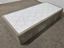 Sealy 2 Drawer 3ft Single Divan Base, Honey RRP £450 (SL129)