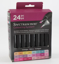 Spectrum Noir 24 Blendable Alcohol Markers - Vintage - Lot 4155