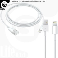 Original 100% Genuine Charger USB Data Cable Apple Lead For all iPhone's iPad UK