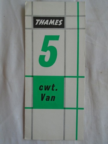 Thames cwt van brochure may - thames,