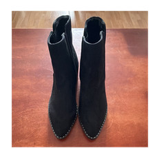Call It Spring Black Suede