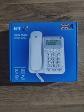 BT DECOR 2200 CORDED HOME / OFFICE PHONE IN WHITE *NEW*