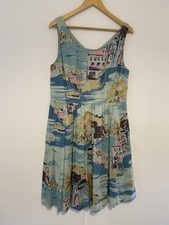 Boden Nancy Riviera Tea Dress 100% Cotton Size 16r
