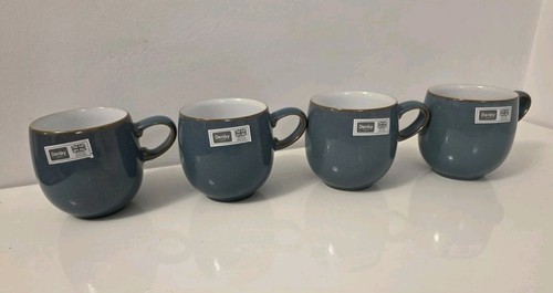 Denby azure small curve mug - curve,