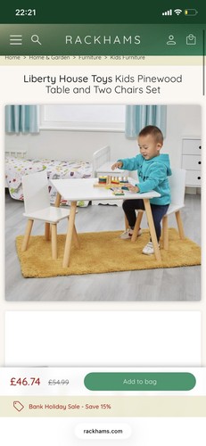 Liberty house toys kids white - house,