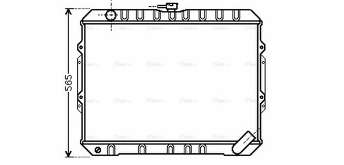 Ava coolant radiator mt2187 - ava,