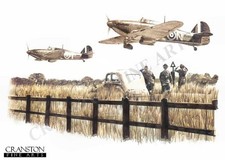 501 squadron aviation art Post