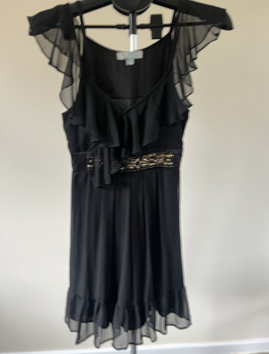 Monsoon fusion black chiffon - black,