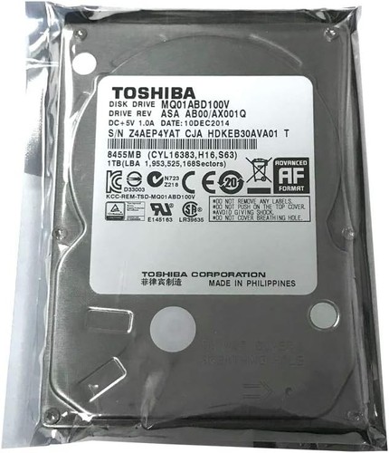 Toshiba 1tb sata hdd - 1tb, 2.5"