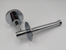 Wall Mounted Chrome Style Vertical Toilet Roll Paper Holder