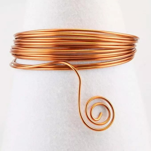 Bright copper wire bare 5mm - copper,