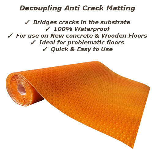 Crack isolation waterproofing - crack,