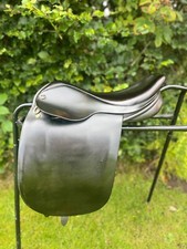 16" Farrington English Leather Straight Cut Working Hunter Show Saddle Black