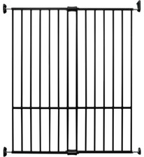 Extra Tall Extending Pet Gate 2-way Barrier Stair Doorway Safety Metal 60-97cm