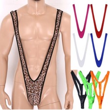 Men One-piece Mankini Backless