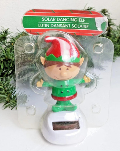 Dancing christmas elf figurine - elf,