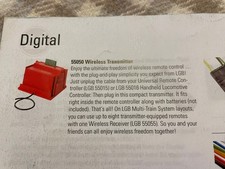 LGB 55050p Wireless RC Sender