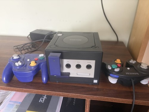 Nintendo gamecube black silver - nintendo, black/silver