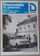 Bedford CF Dormobile SL Utilabrake Super Luxury Van Brochure / Leaflet 1976 B735