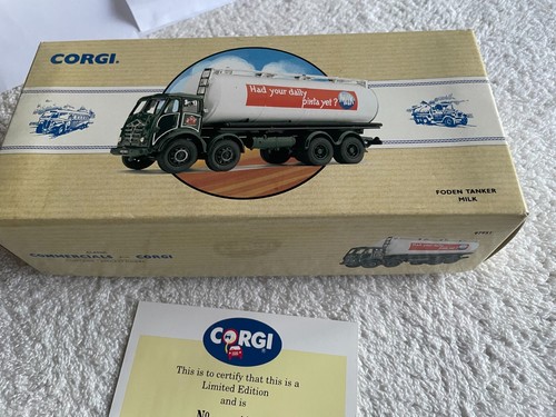 Corgi foden milk tanker model - corgi,
