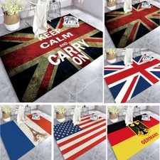 3D Union Jack Print Floor Mat