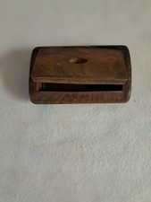 Vintagewooden Snuff Box. Hinge