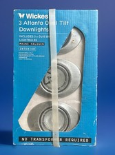 Wickes 3 Atlanta Oval Tilt Downlights