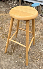 Wooden Pine Breakfast Bar Stool