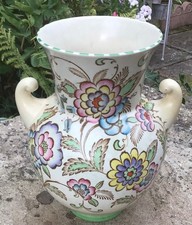 British Roskyl Pottery Vase 8 inches Tall