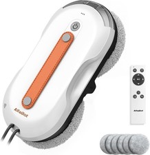 AlfaBot X7Pro Window Cleaner Robot with Dual Spray, 60ML Water Tank, 3980PA