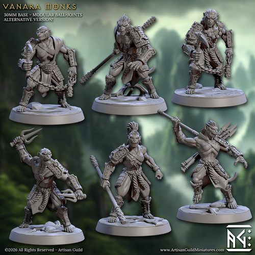 Vanara monks artisan guild - monks,