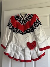 Red & white Irish dancing dress