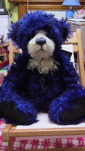 Retired mohair charlie bear - mohair,