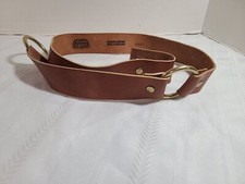 Regent Belt Company Brown Leather Vtg Boho 1970's Style Belt Made In England