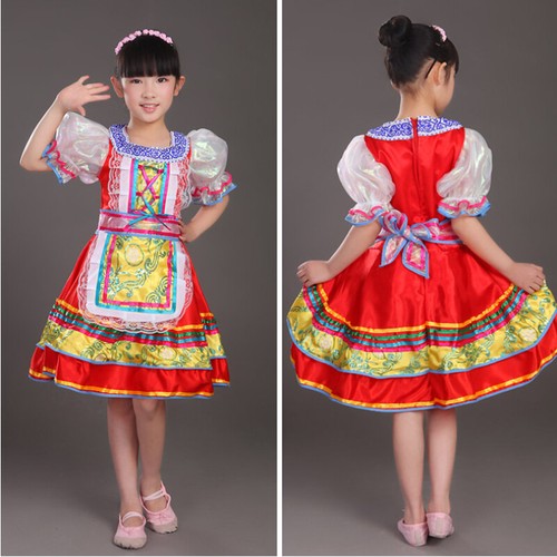 Girl folk dress costume - girl,