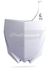 Polisport Number Plate White